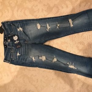 Ripped Medium Wash Jean